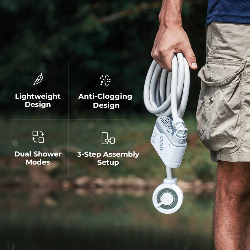 Portable SHOWER - Ultralight Rechargeable Instant Outdoor Shower