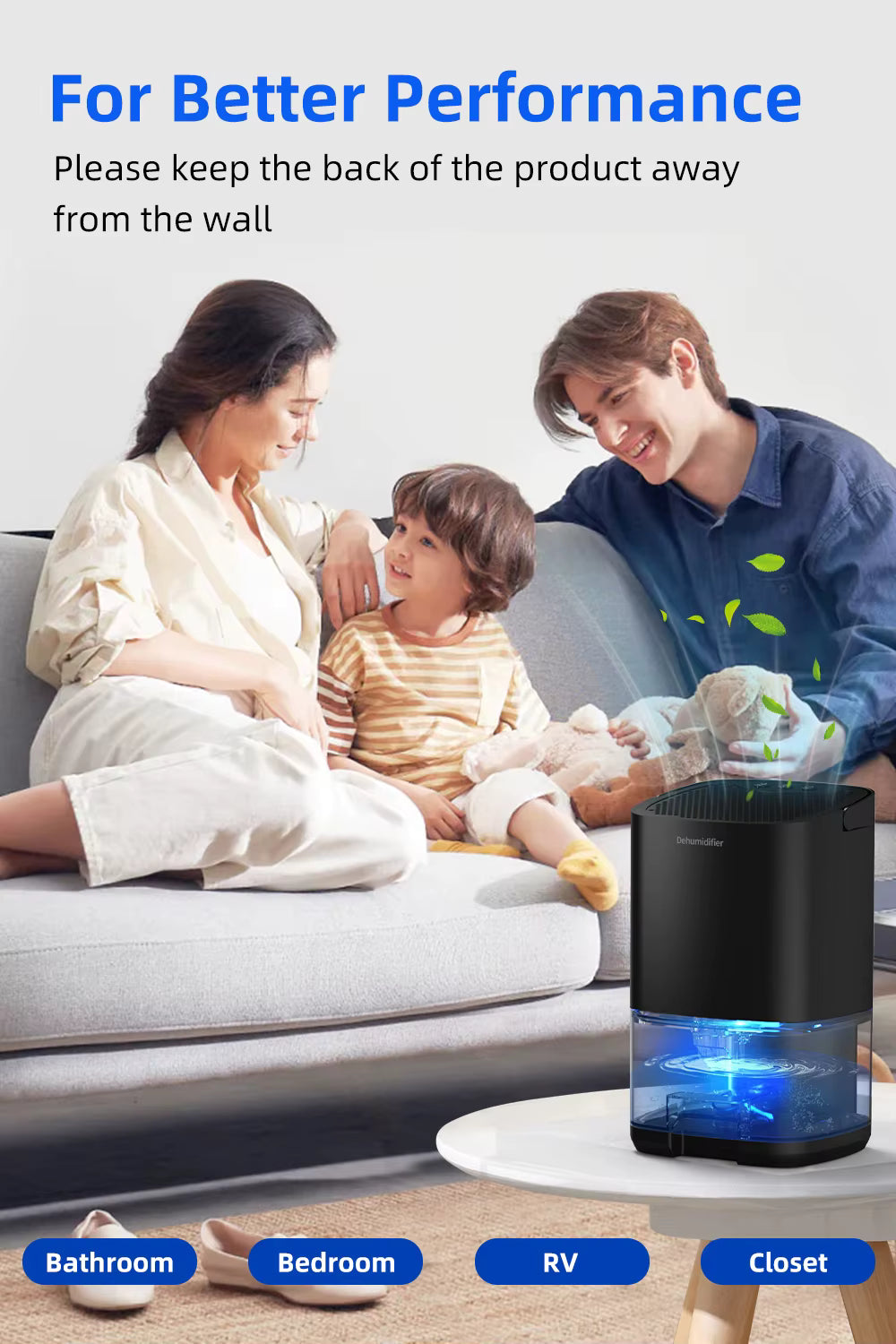 DryAir 1000 – The Compact Dehumidifier That Restores Fresh, Dry Air to Your Space