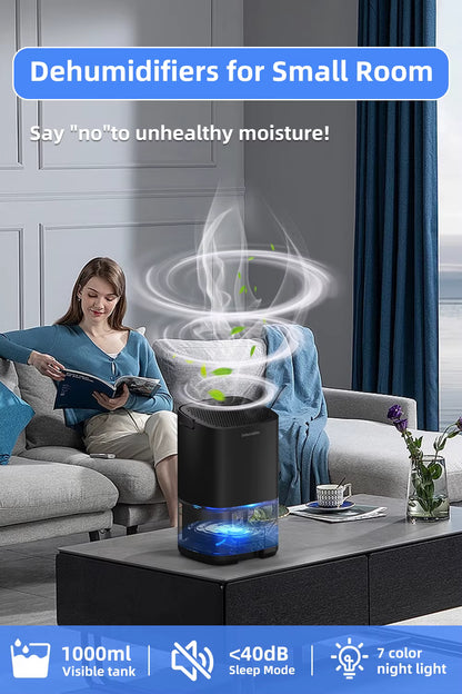 DryAir 1000 – The Compact Dehumidifier That Restores Fresh, Dry Air to Your Space