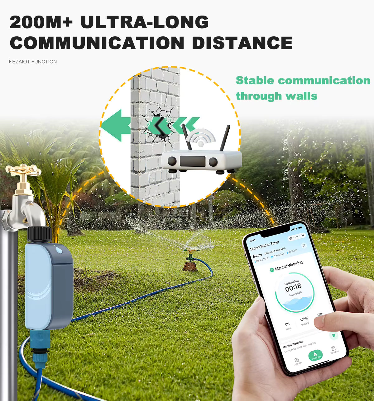 Smart WiFi Garden Watering Timer – Water Smarter. Live Freer