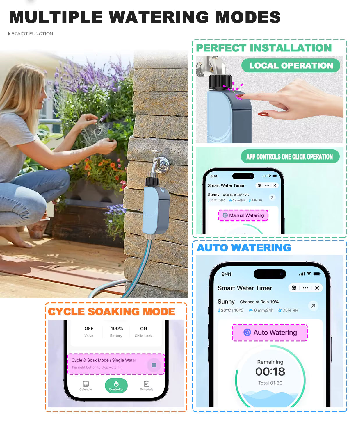 Smart WiFi Garden Watering Timer – Water Smarter. Live Freer