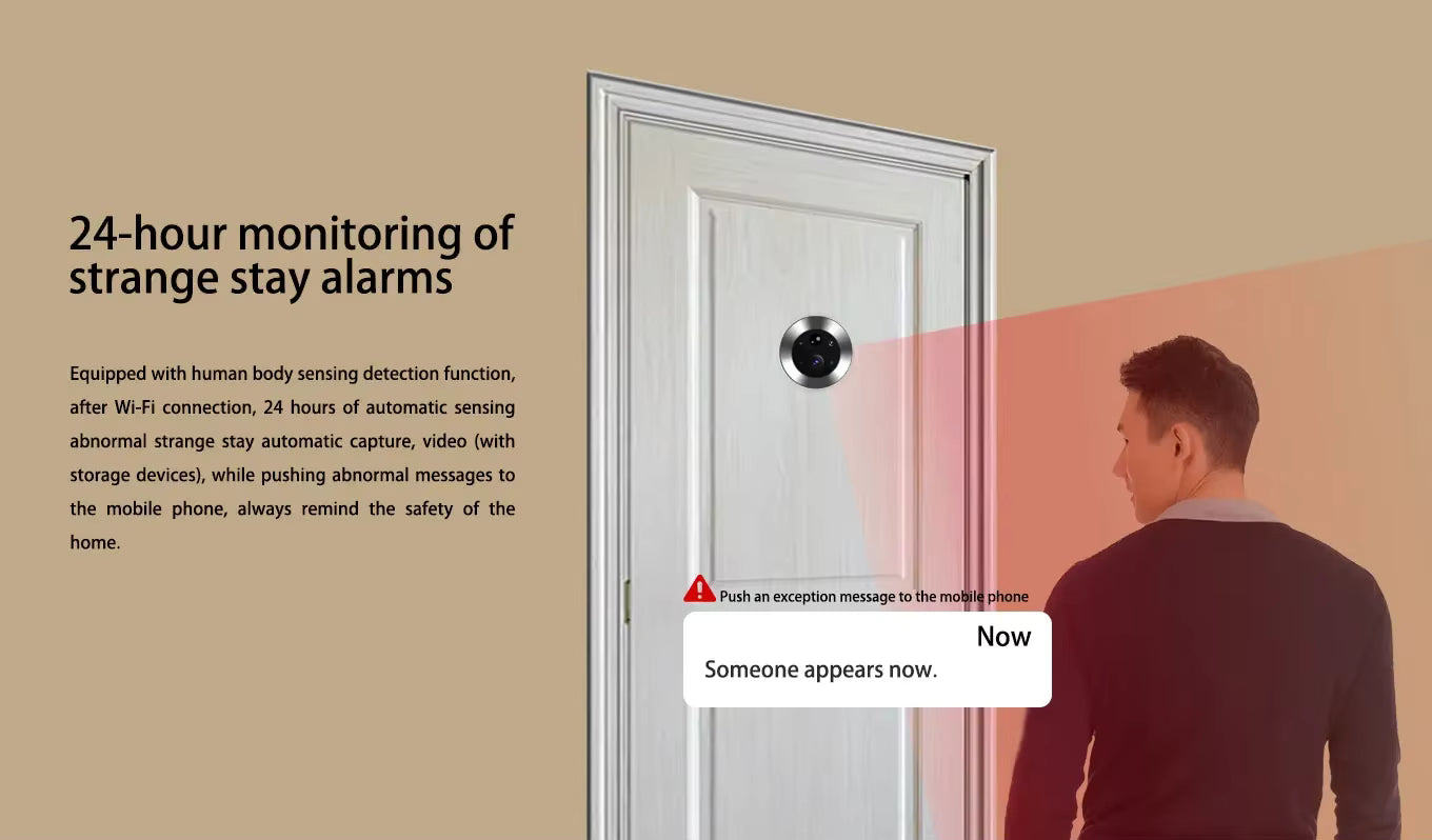 Smart WiFi Video Peephole Camera