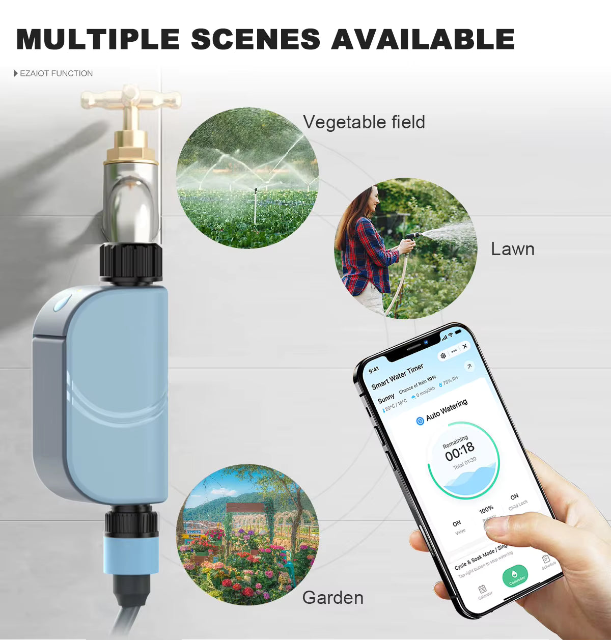 Smart WiFi Garden Watering Timer – Water Smarter. Live Freer