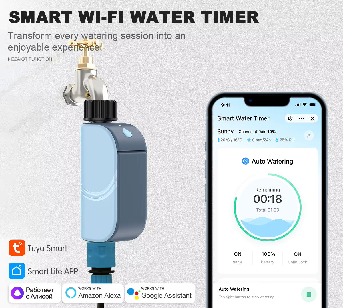 Smart WiFi Garden Watering Timer – Water Smarter. Live Freer