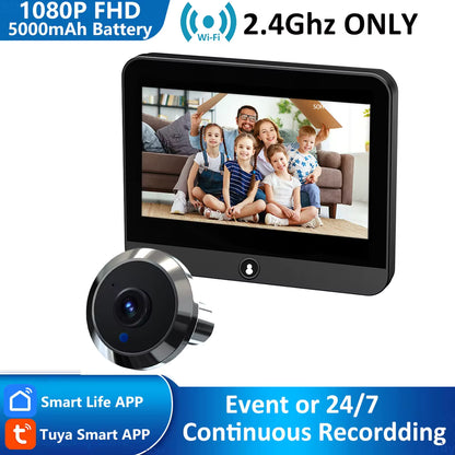 Smart WiFi Video Peephole Camera