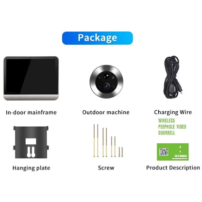 Smart WiFi Video Peephole Camera