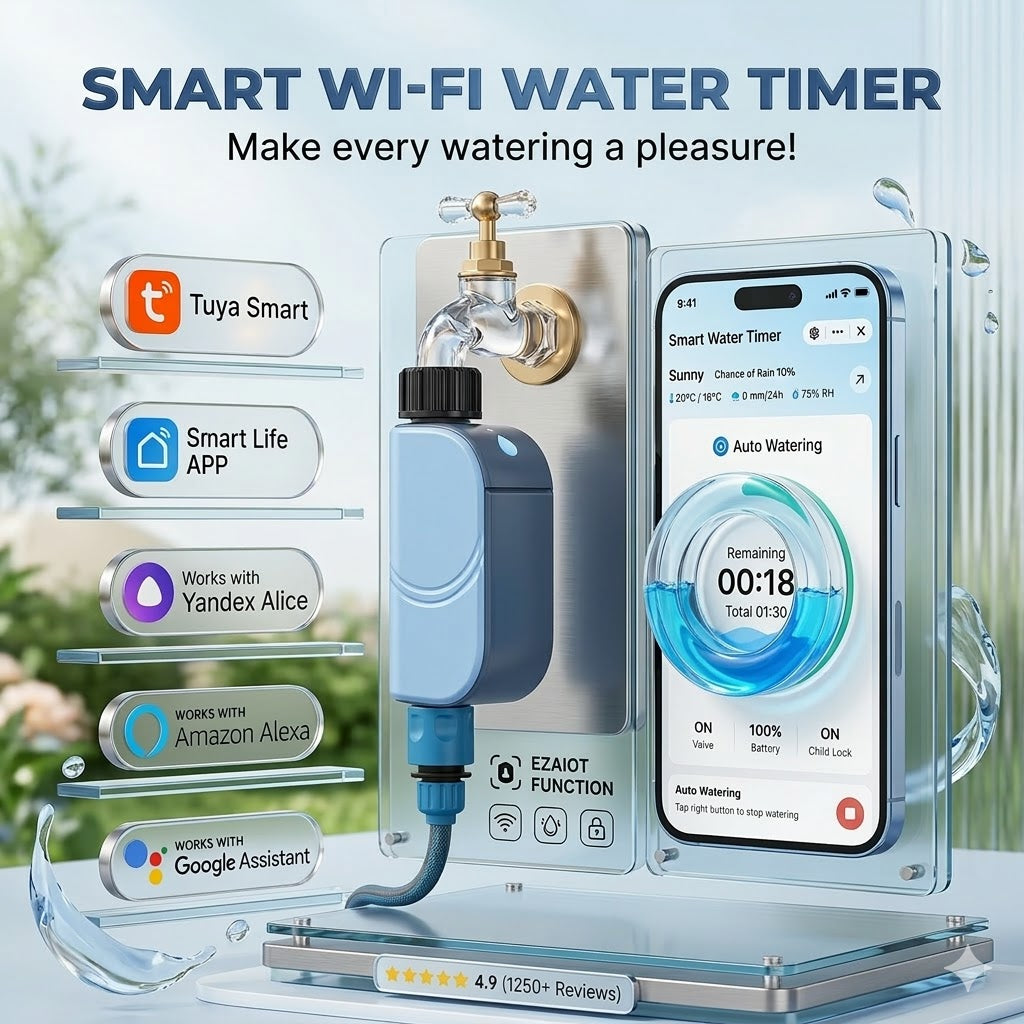 Smart WiFi Garden Watering Timer – Water Smarter. Live Freer