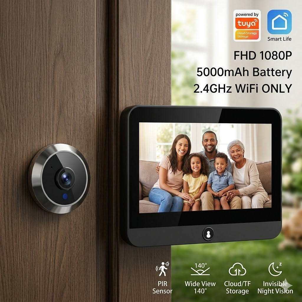 Smart WiFi Video Peephole Camera